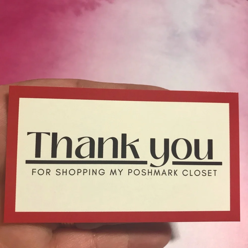 4x$20 // 30 mixed thank you cards size 3.5”x2.